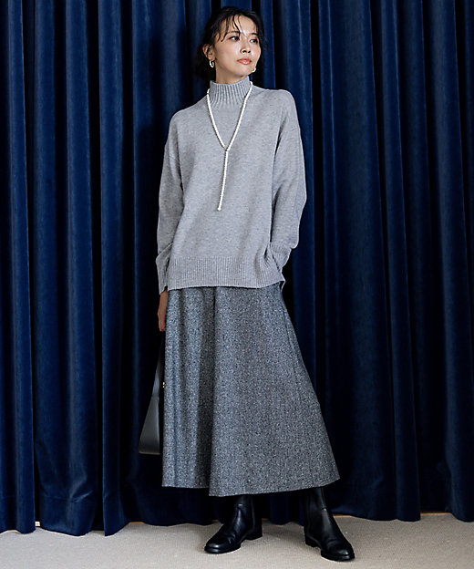 シルクネップツイード ガウチョパンツ（PRWSSW0510） | 23区