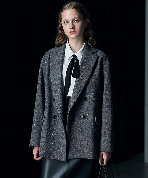 30th ANNIVERSARY】 カラーネップツイード ジャコット