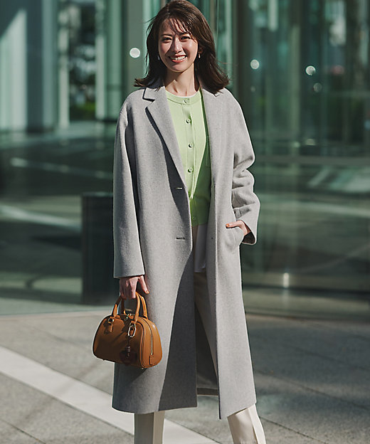 WEB＆一部店舗限定】ウールモッサ チェスターコート