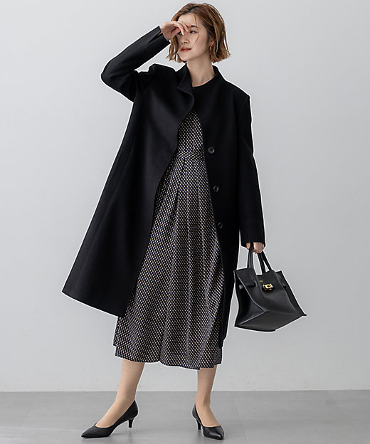 ウールカシミヤビーバー スタンドカラー コート（SCWOGW0504