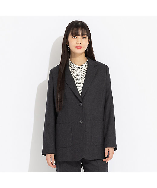 スーパー120ウール テーラードジャケット［セットアップ可