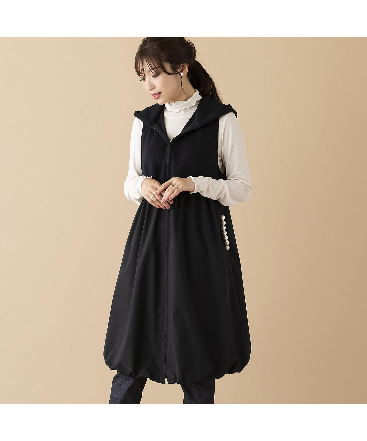 バルーンジャンパースカート（51026404） | Rose Tiara (Women