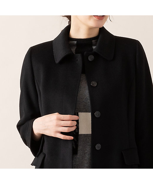 1990s CARRARO ピュアカシミア ステンカラーコート イタリア製 ピュア