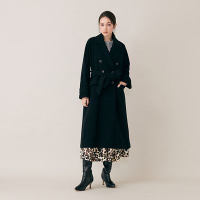 ラグジュアリーウールロングコート（83086502） | Rose Tiara