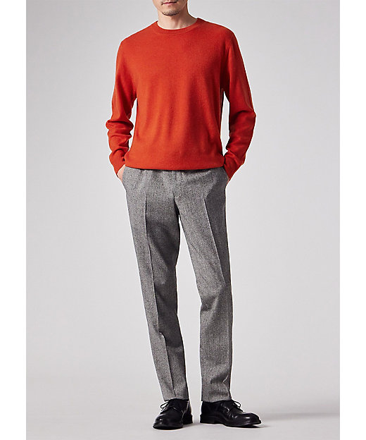 アーティストストライプポイント カシミヤ ニット