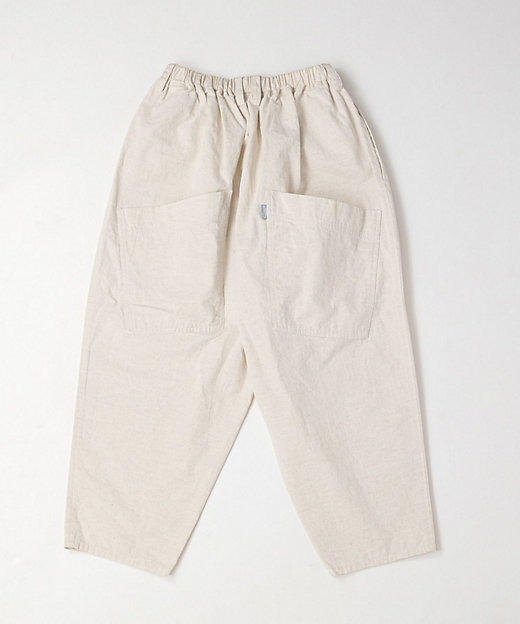 マオパンツ・17 綿麻の後ろビッグポケットパンツ／サンド