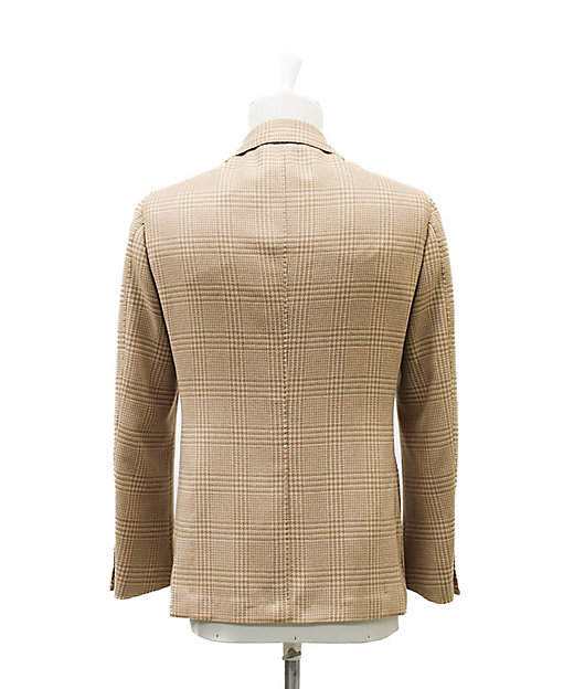 キャメル グレンチェックジャケット S／RT055F48G | RING