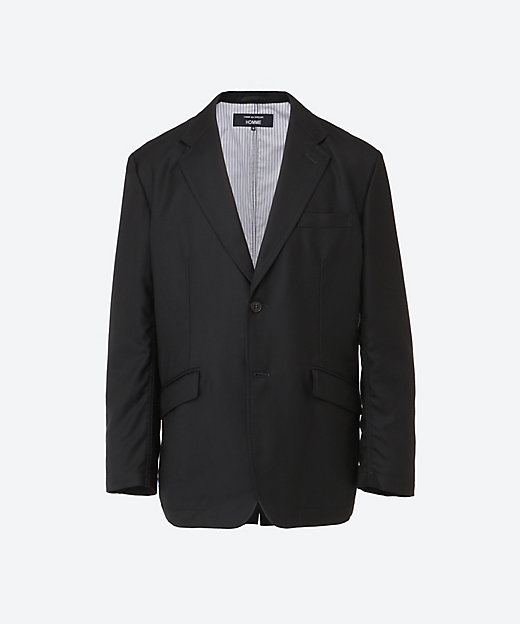 ウールギャバ パッカリングデザイン ジャケット HPーJ101ー