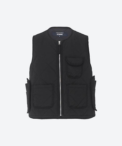 綿ナイロングログランキルト ベスト HPーV002ー051 | COMME