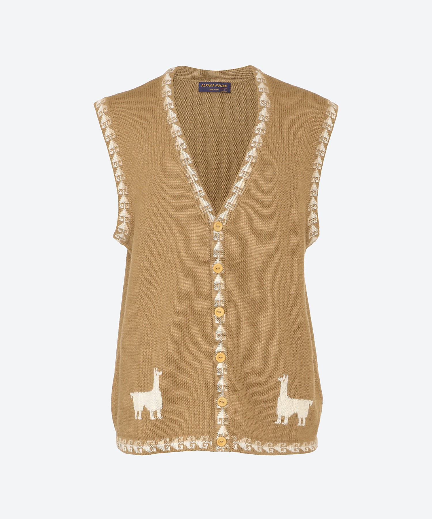 ☆アルパカベスト（クローバー） | アルパカハウス(Women/大きいサイズ
