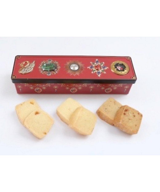 新宿英国展おまとめ】☆ビジュー缶カデットクッキー（赤） | はがゆう