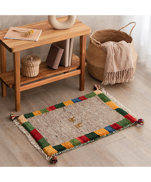 ☆ペルシャ手織りギャッベ ミニサイズ 8 | 三越伊勢丹オンライン