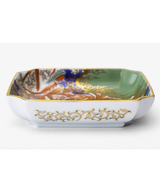 桐鳳凰紋 角4号飾皿 | 深川製磁/フカガワセイジ | 三越伊勢丹