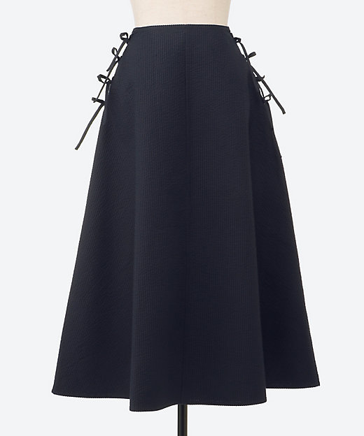 スカート Cotton Silk Sucker Rever Knot