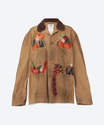 VEGETABLE EMBROIDERY WORK JACKET 6S