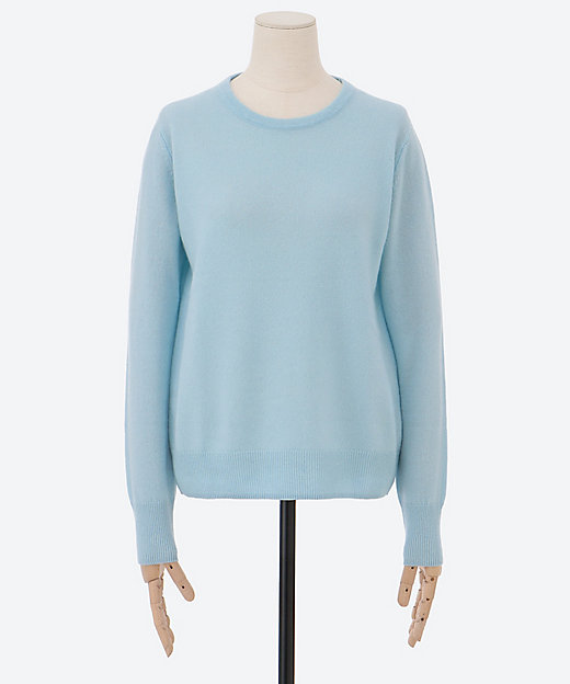 カシミヤクルーネックセーター H25―001 | GARE DE LYON (Women