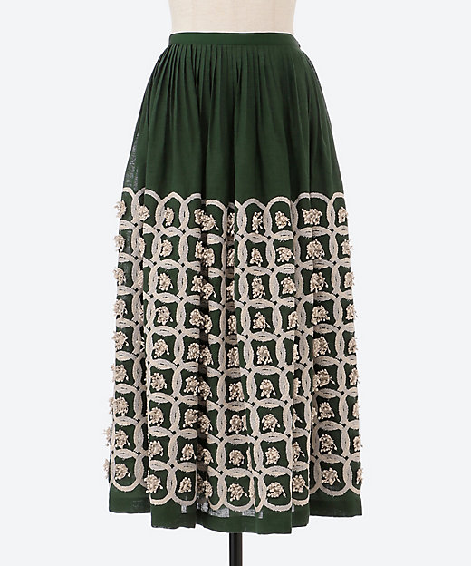 ring flower” スカート | mina perhonen/ミナ ペルホネン