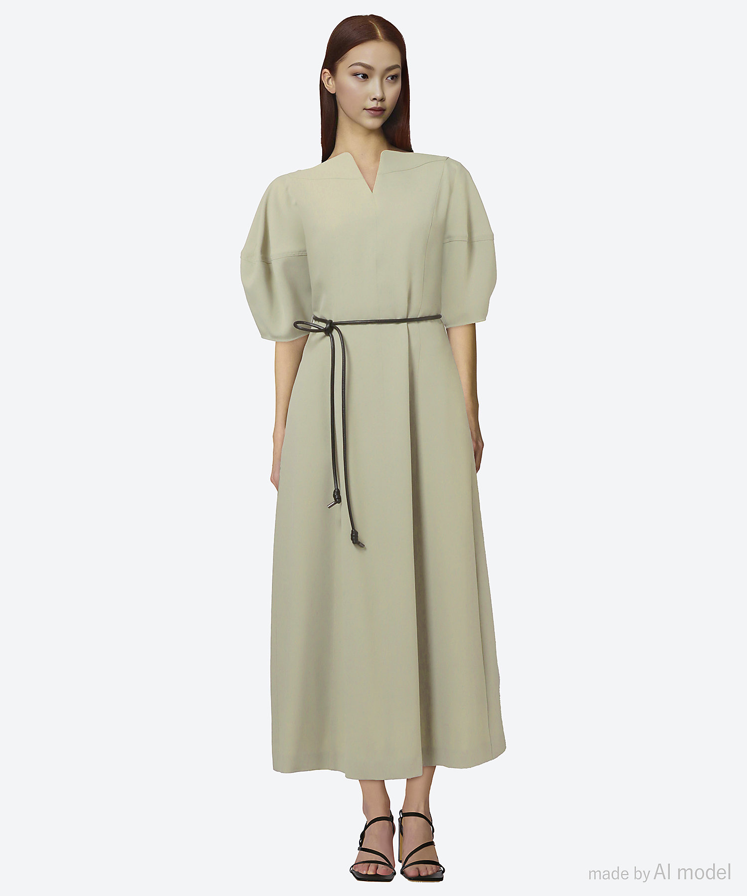 Sesilia lantan sleeve dress GR