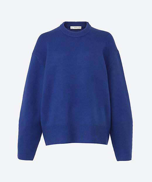 ウールカシミヤミドルクルーネックニット 4210800537