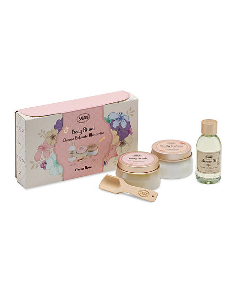 SABON（SABON） ボディリチュアルキット グリーン・ローズ（限定品