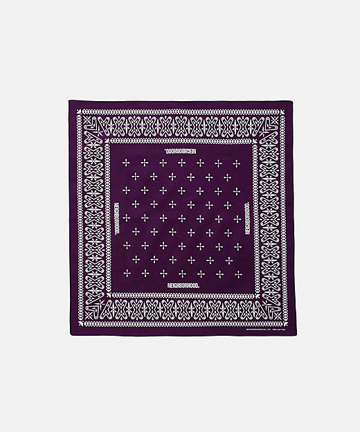 バンダナ CROSS PATTERN BANDANA 261BXNHー