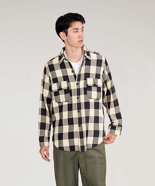 ロングスリーブオーセンティックフランネルシャツ LONG