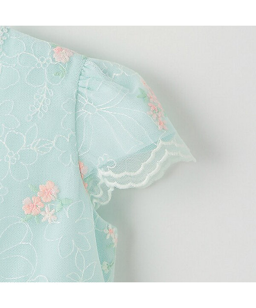 花刺繍チュールレース ワンピース 6044606 | mezzo piano