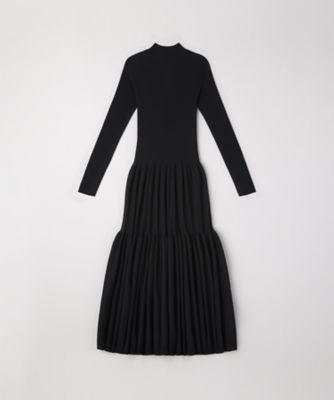 CASCADES MOCKNECK LONG SLEEVE DRESS