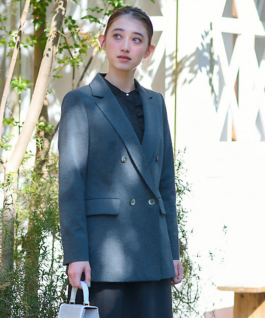 ダブルテーラードジャケット | CARA O CRUZ (Women)/キャラ・オ