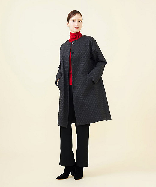 トライアングルキルトロングコート | Sybilla (Women)/シビラ | 三越