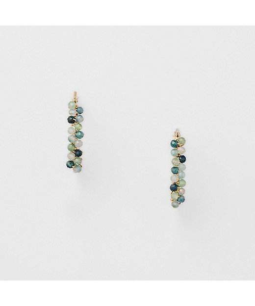 シルバー／K10トルマリンピアス | agete/アガット | 三越伊勢丹