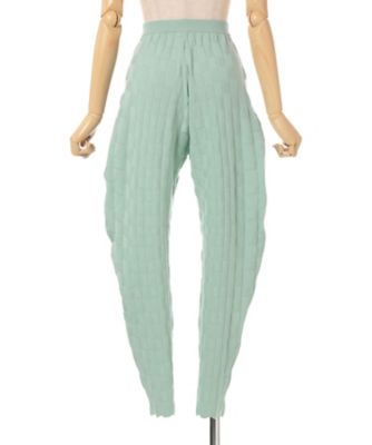 Links Stitch Knitted Trousers