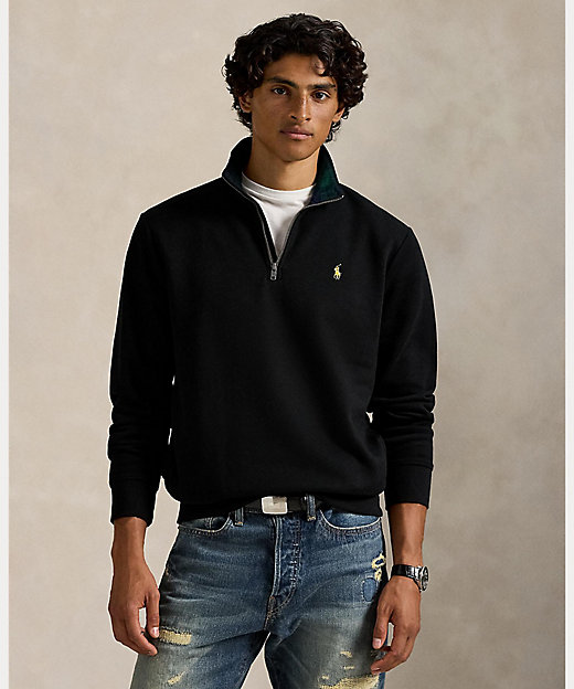 RL フリース クォータージップ スウェットシャツ