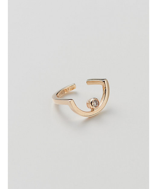 TREEHOPPER ベゼル ダイヤモンド イヤーカフ Sサイズ