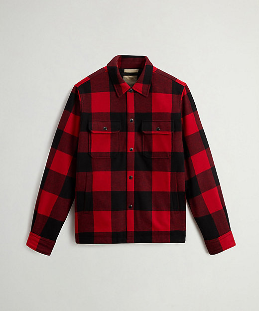 ウールチェック アラスカン シャツジャケット／WOOL CHECK