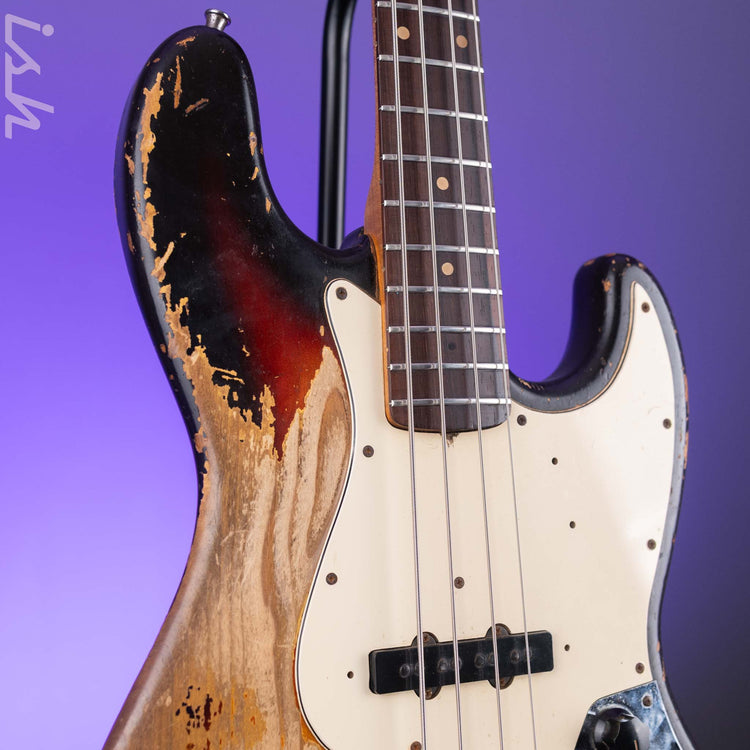 1962 Fender Jazz Bass Sunburst Pre-CBS – Ish Guitars