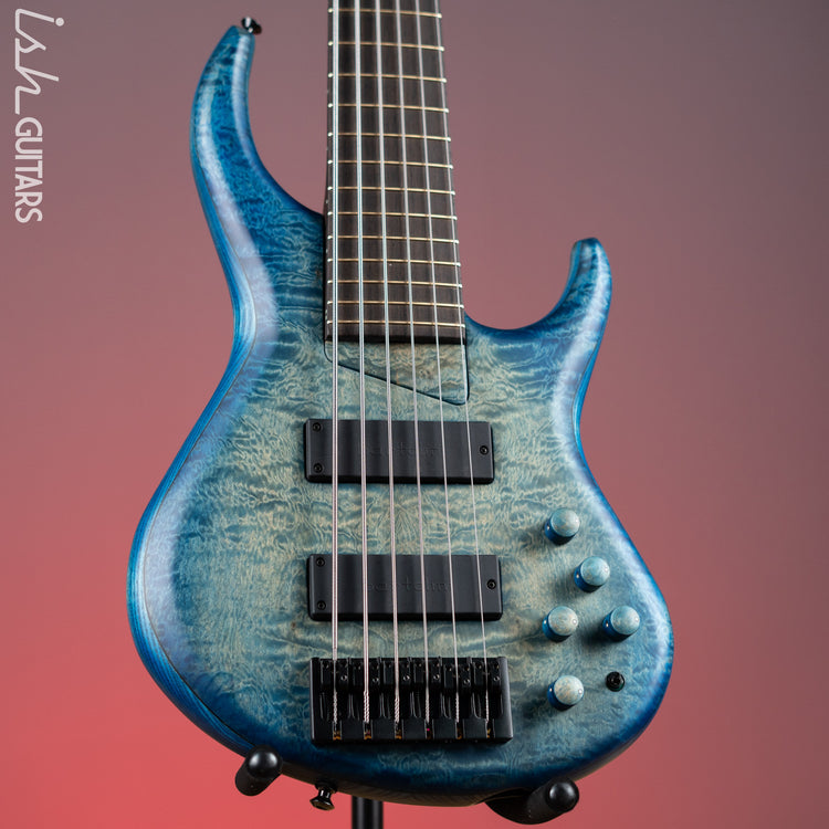 MTD 635-24 6-String Bass NAMM Blue Burst – Ish Guitars