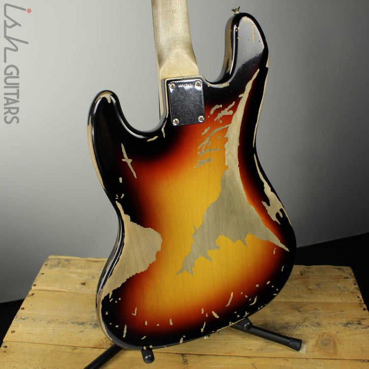 2017 Fender Jaco Pastorious Relic Tribute Jazz Bass – Ish Guitars