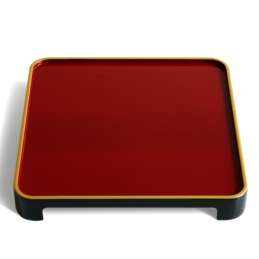 KINSEN トレイ isukeブランド 漆塗りのお膳 漆器の井助