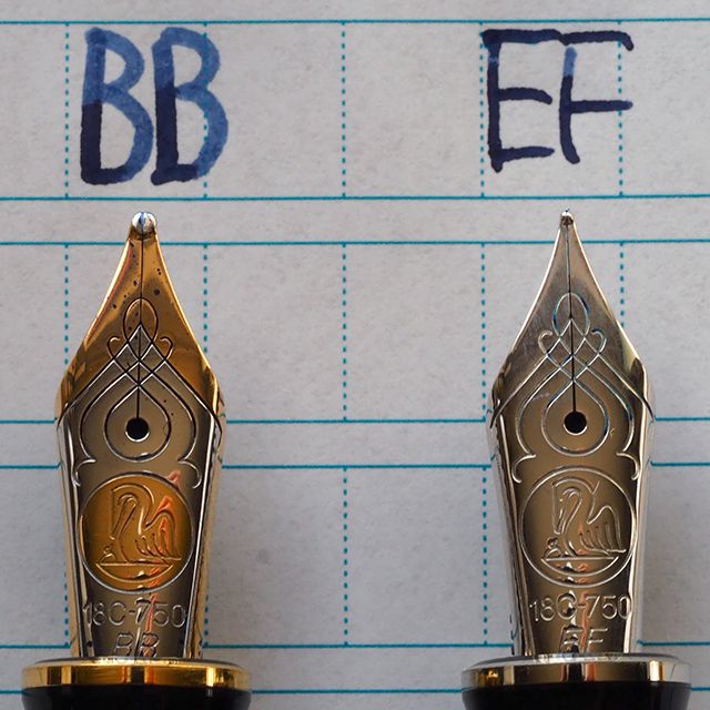 万年筆の字幅チェック～ペリカン編～