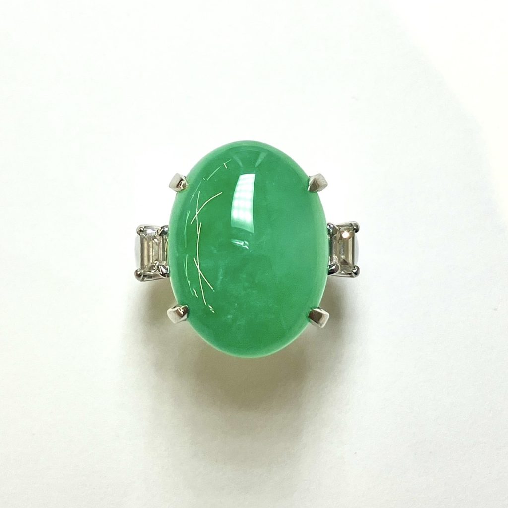 本翡翠ブローチの買取実績｜色石BANK