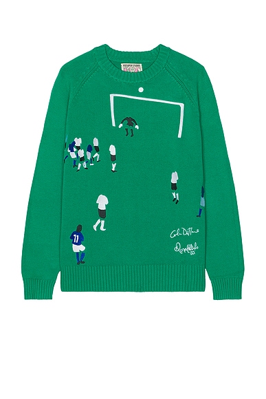 KidSuper x Ronaldinho Goal! Sweater in Green | FWRD