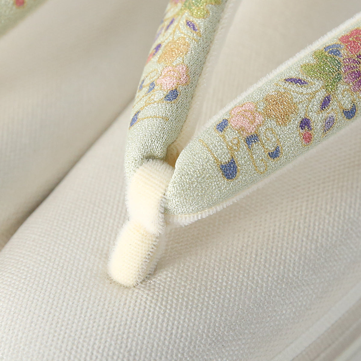 草履｜京友禅鼻緒三段重ね