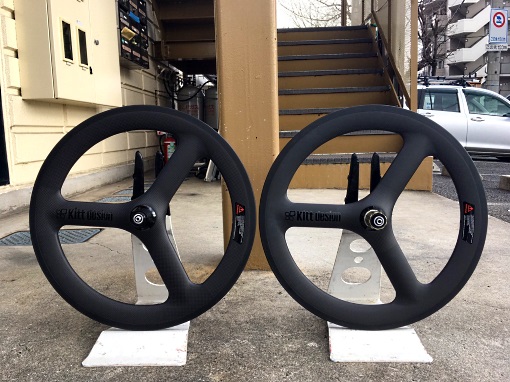 tern (ターン) Kitt design Carbon Tri-Spoke Wheel Set 自転車の通販