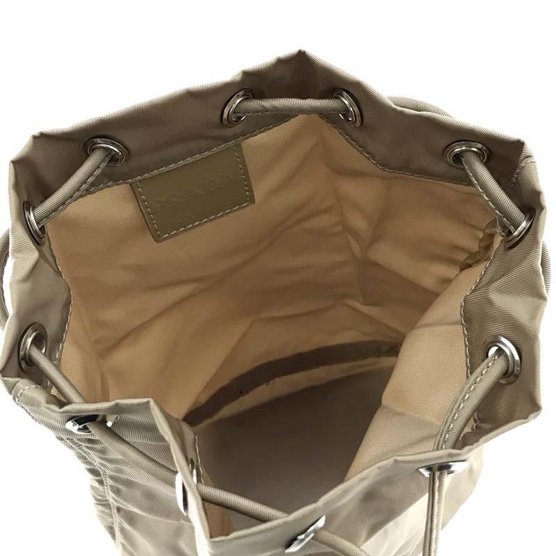 PRADA（プラダ） バッグ 巾着ポーチ テスート ナイロン ベージュ