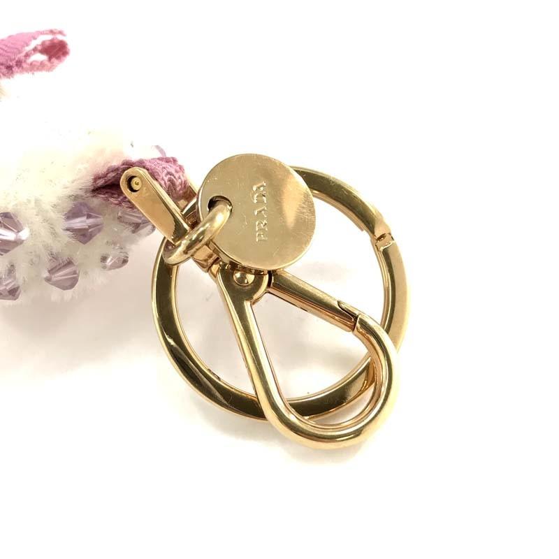 PRADA（プラダ） キーホルダー キーリング チャーム バッグチャーム