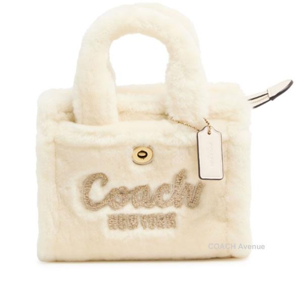 COACH（コーチ） モコモコが可愛い COACH CZ101 カーゴ トート バッグ