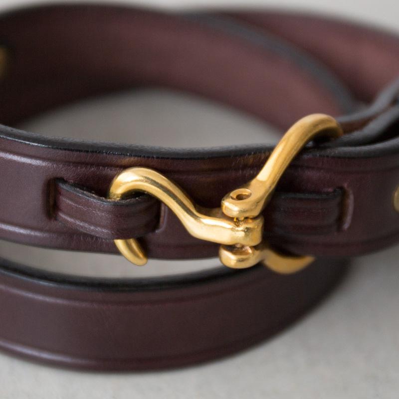 TORY LEATHER（トリーレザー） ミニ フックバックル ベルト 細め 1