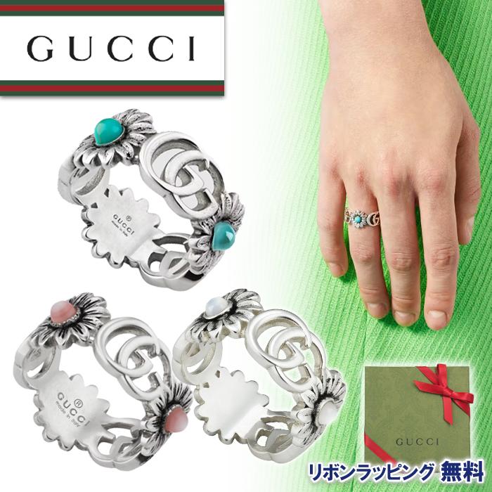 GUCCI（グッチ） フラワーモチーフ リング レディス シルバー