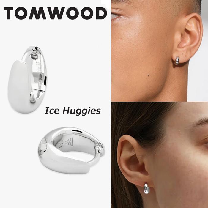 TOM WOOD（トムウッド） Ice Huggies シルバー ミニ フープピアス